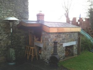 Making a wood fired Pizza Oven