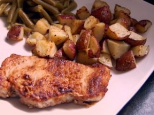 marinated pork chops