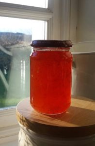 Habanero and tomato jam