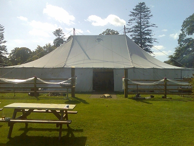 marquee wedding in Kilkenny, Ireland