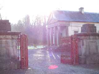 The gate lodge to the Castle Morres estate, next door to our self catering cottages