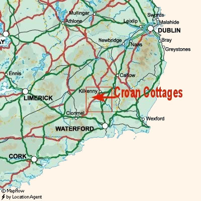 Croan Cottages are in County Kilkenny in Ireland's sunny Southeast